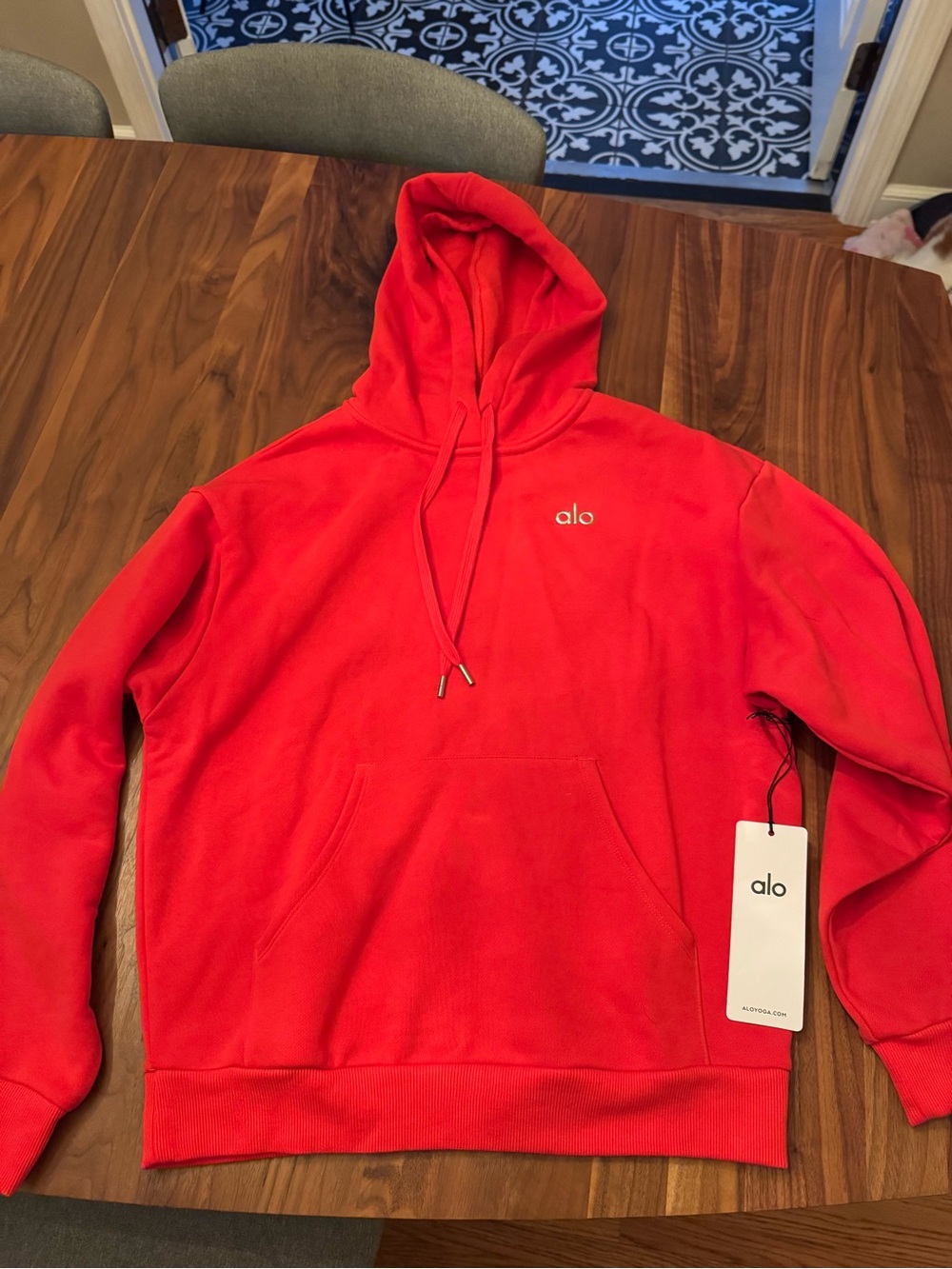 ALO Accolade Hoodie Bright Red